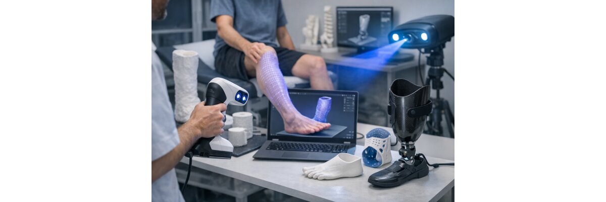 Patientenindividuelle Orthesen: Wie 3D Scan die Versorgung beschleunigt - 3D Scan für Orthesen – schneller zur Maßanfertigung