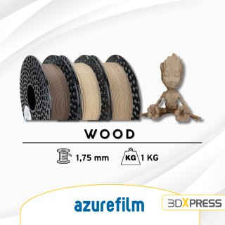 Azurefilm Wood 1,75mm 750g in verschiedenen Farben