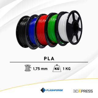 Flashforge PLA 1kg 1,75 mm Filament in verschiedenen Farben