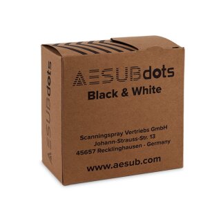 AESUBdots Targets  Black & White in verschiedenen Größen
