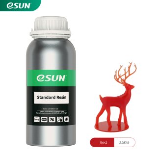 eSun UV/LCD Standard 1kg 3D Resin 405nm Rot