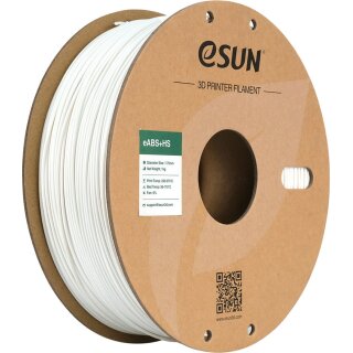 eSUN eABS+HS Filament 1,75mm 1kg Weiß