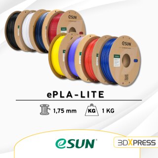 eSUN ePLA-Lite 1,75mm 1kg in verschiedenen Farben