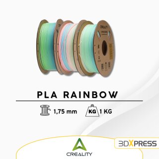 Creality PLA RAINBOW 1,75mm 1kg in verschiedenen Farben