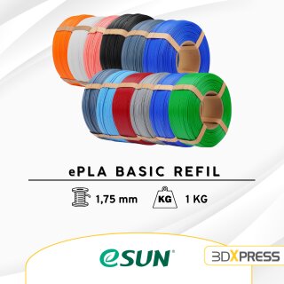 eSun PLA-Basic Refil 1,75mm 1kg Filament in verschiedenen Farben