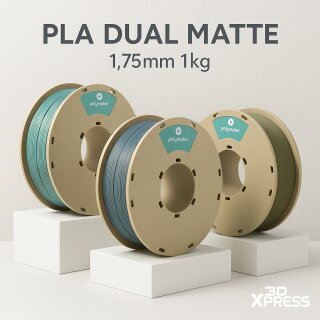 Polymaker PLA Dual Matte 1,75mm 1kg veschiedene Farben