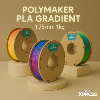 Polymaker PLA Gradient 1,75mm 1kg verschiedene Farben