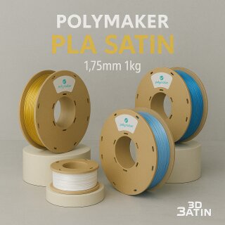 Polymaker PLA Satin 1,75mm 1kg verschiedene Farben