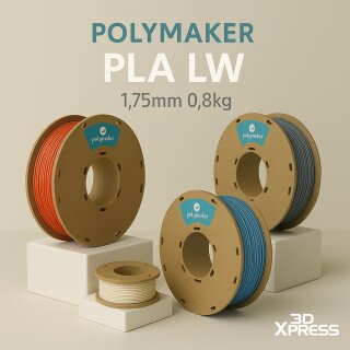 Polymaker PLA LW 1,75mm 0,8kg verschiedene Farben