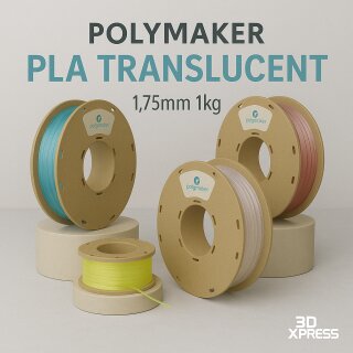 Polymaker PLA Translucent 1,75mm 1kg verschiende Farben