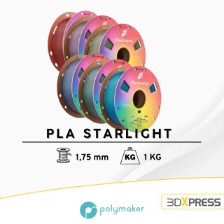 Polymaker PLA Starlight 1,75mm 1kg verschiedene Farben