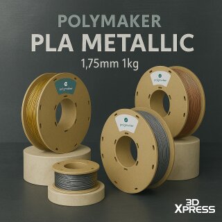 Polymaker PLA Metallic 1,75mm 1kg verschiedene Farben