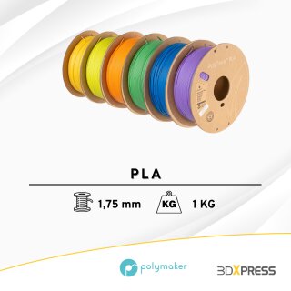 Polymaker Polylite PLA 1,75mm verschiedene Farben
