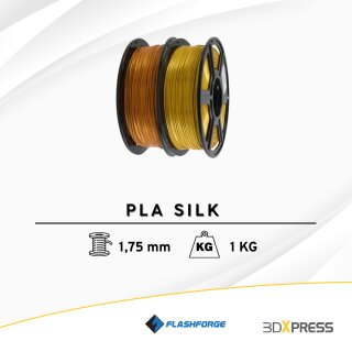 Flashforge PLA Silk 1,75mm 1kg verschiedene Farben
