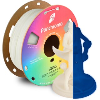 Polymaker PLA Glow 1,75mm 1kg blau