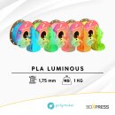 Polymaker PLA Luminous 1,75mm 1kg verschiedenen Farben