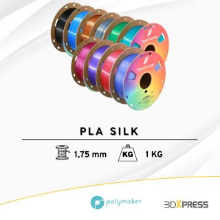 Polymaker PLA Silk 1,75mm 1kg verschiedene Farben