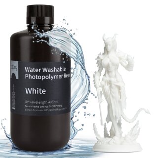 ELEGOO UV/LCD Water-Washable Resin White 1 kg