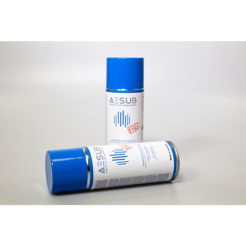 Produktbild von AESUB Blue Scanningspray Sublimierend (verdunstend) - 400 Ml, Für 3D-Scanner, Pigmentfrei