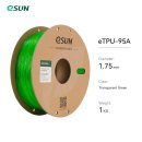 eSUN eTPU-95A 1,75mm Transp. Grün 1kg