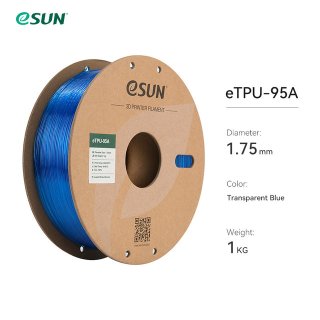 eSUN eTPU-95A 1,75mm Transp. Blau 1kg