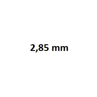 2,85 mm